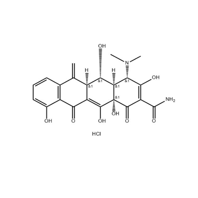 Clorhidrato de metaciclina (3963-95-9) C22H23CLN2O8