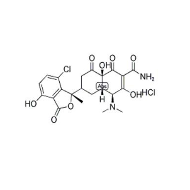 Hidrocloruro de isoclortracacyCline (89835-80-3) C22H23CLN2O8.HCL