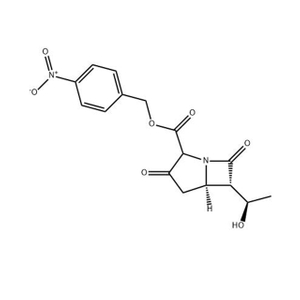 P-nitrobencil-6- (1-hidroxietil) -1 -Azabicyclo (3.2.0) heptano-3,7-dione-2-carboxilate